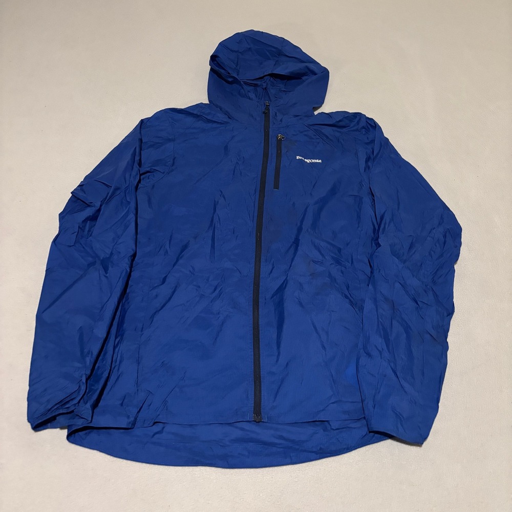 Patagonia Houdini Jacket Womens Small Blue Full Zip Windbreaker Activewear